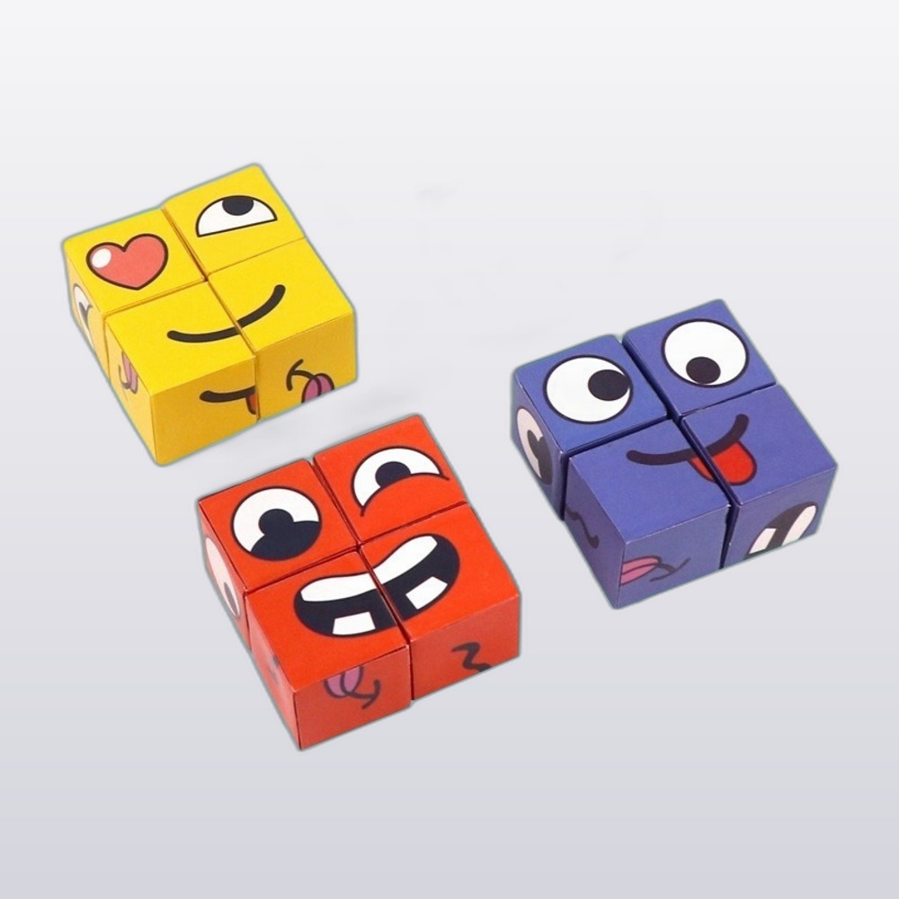 Expression Puzzle Building Blocks