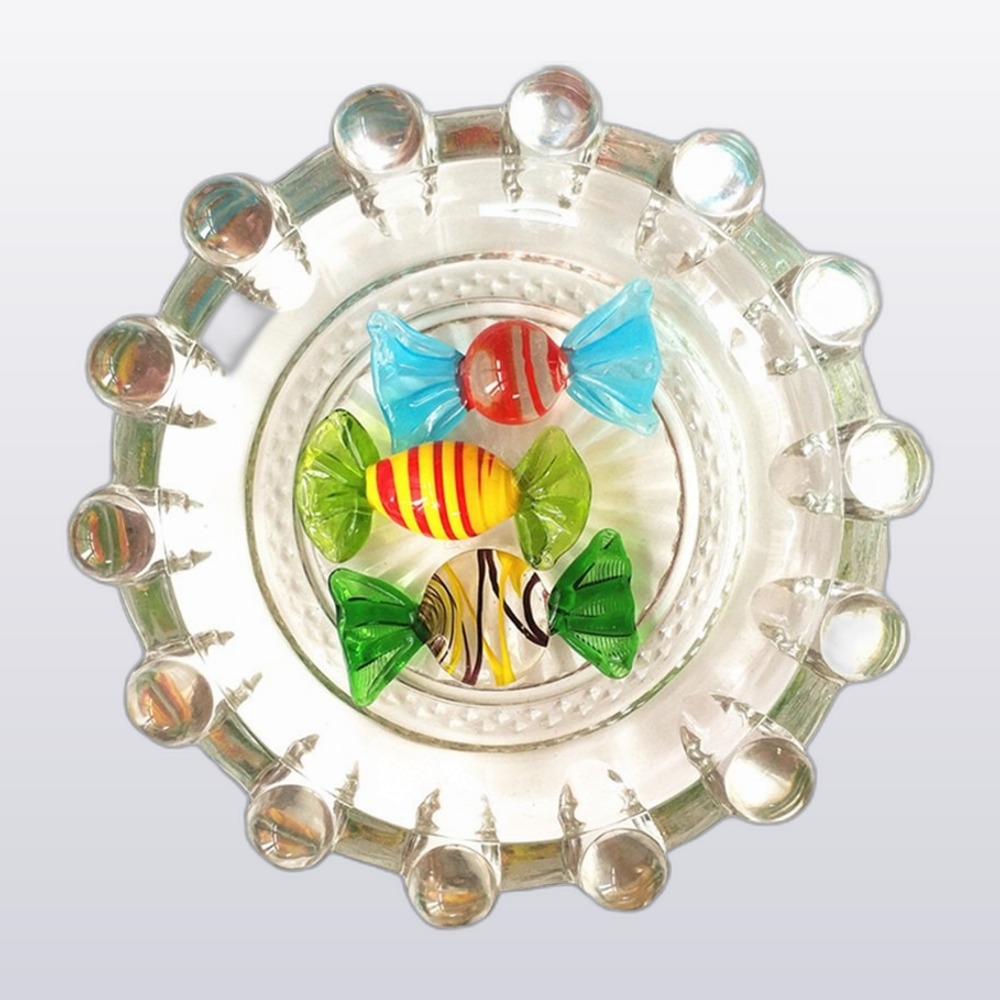 Candy Glass Christmas Ornament