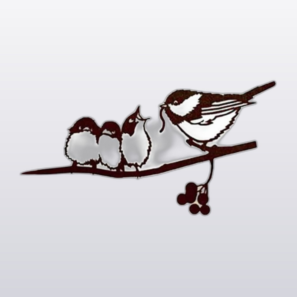 Metal Hummingbird Garden Fence Decoration