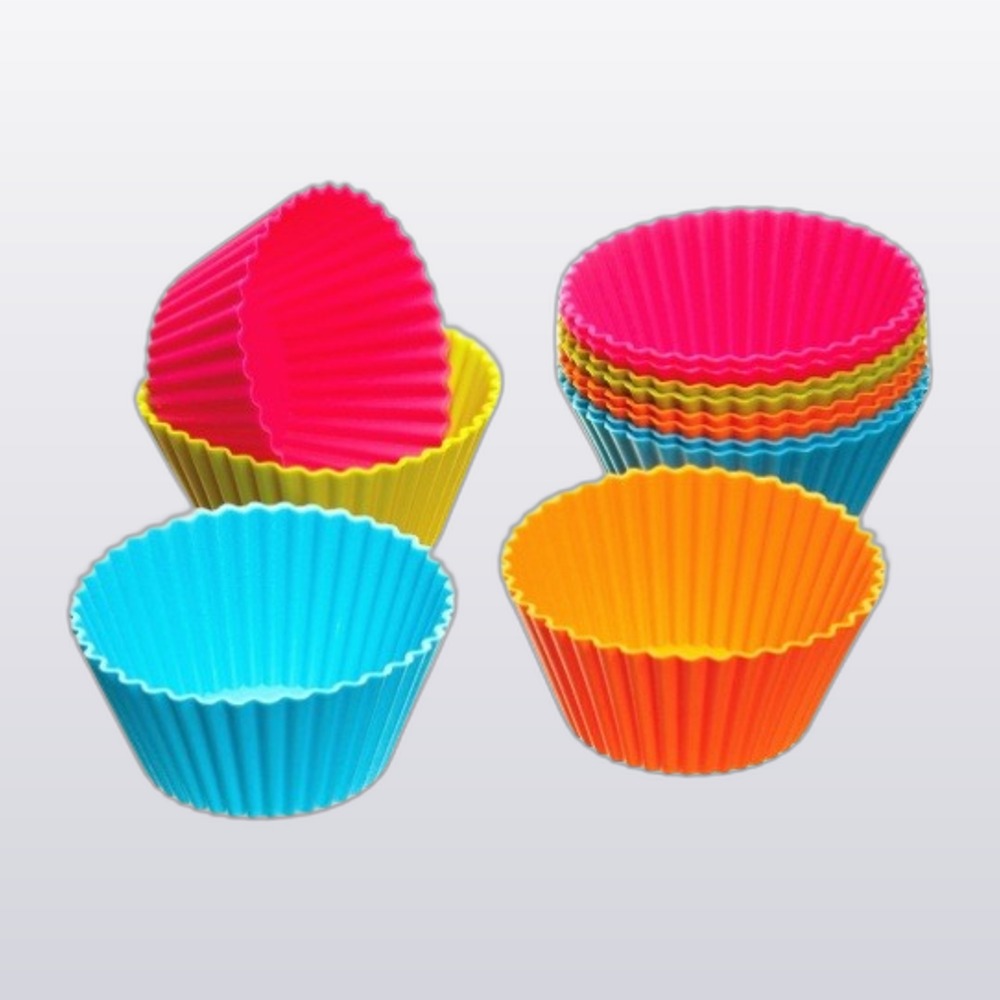 Reusable Silicone Baking Cups — Set of 24