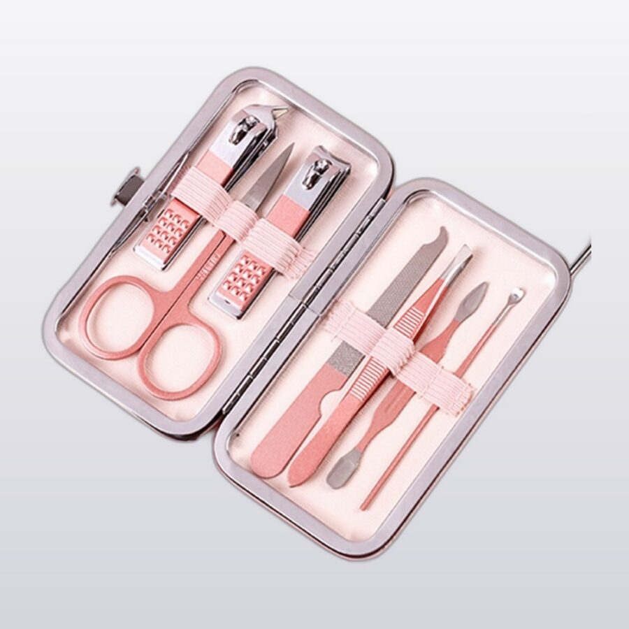Manicure & Pedicure Set — 12 Pieces in Zip Case
