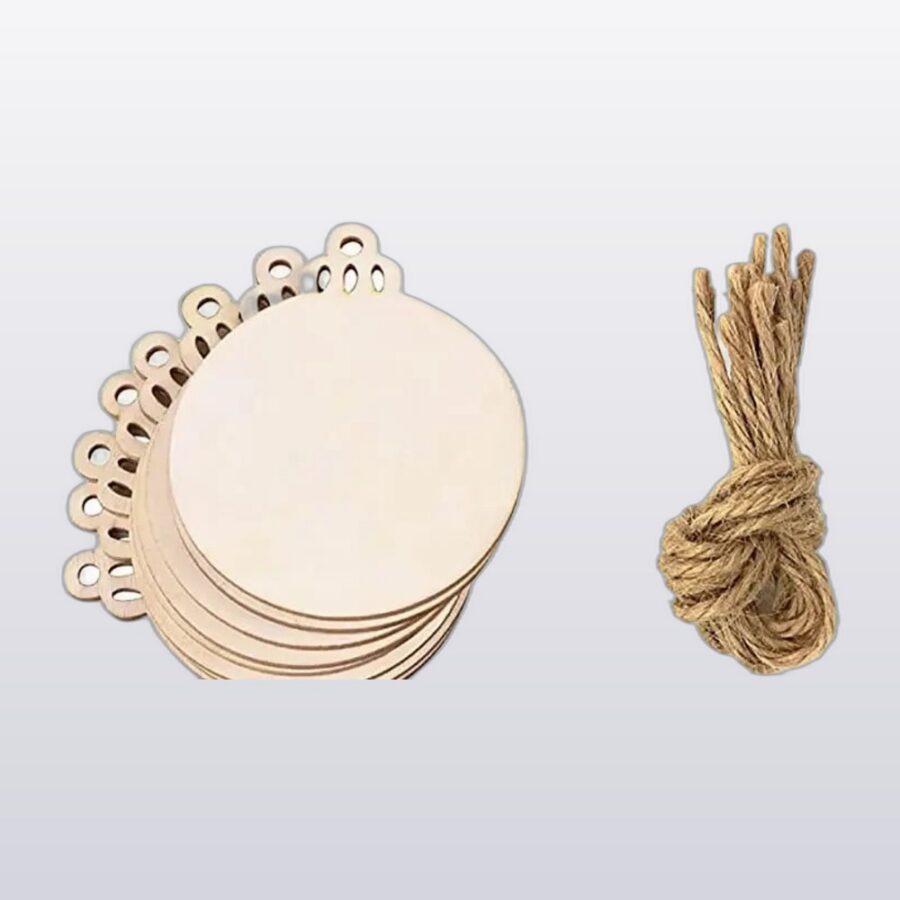 Unfinished Wood Slices — Pack of 10