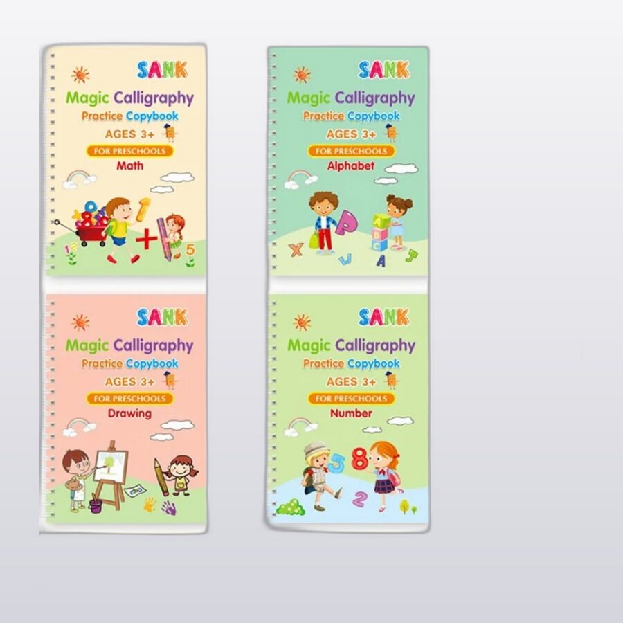 Sank Magic Practice Copybook Set — 4 Books