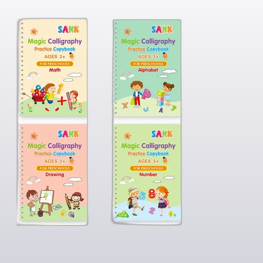 Sank Magic Practice Copybook Set — 4 Books