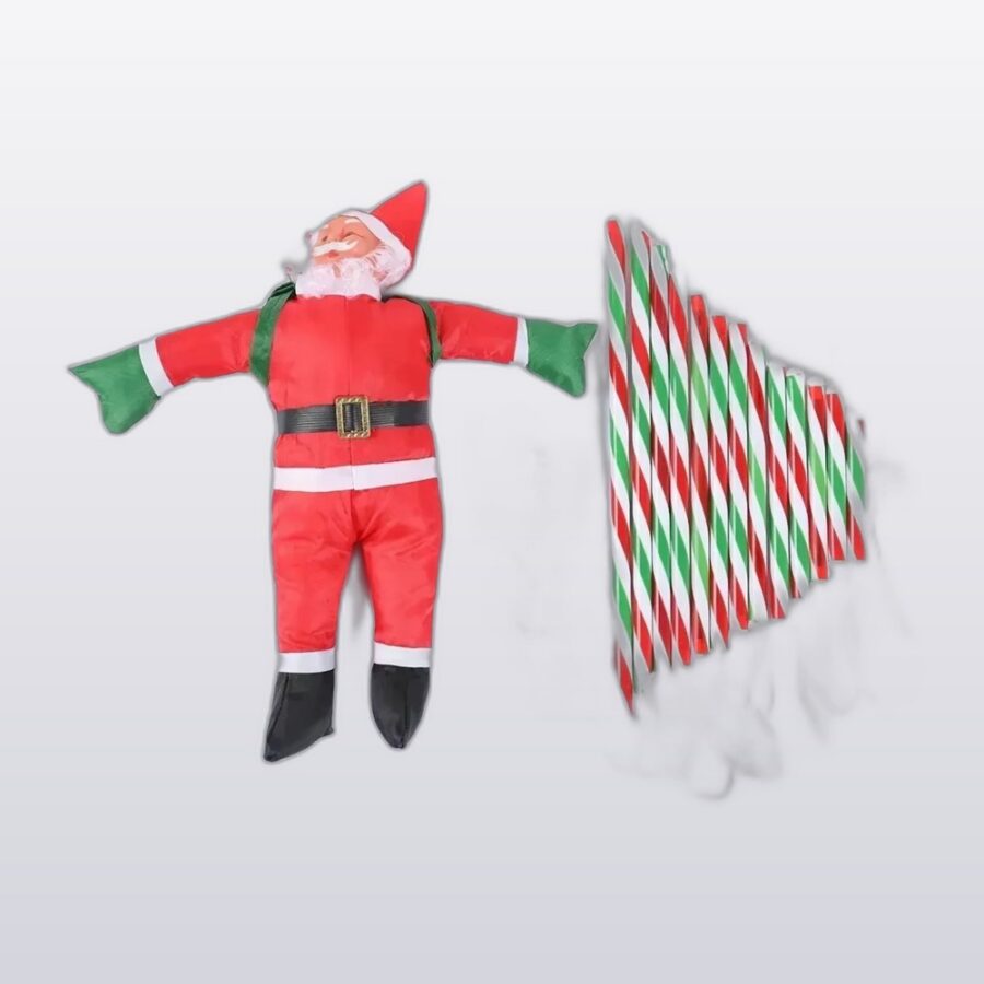 Santa Climbing Ladder Light — 1.5M Warm
