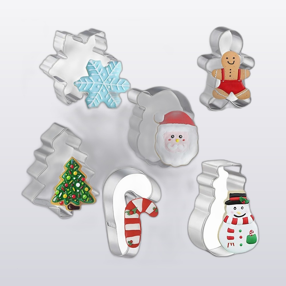 Christmas Cookie Cutter Set — 6 Pieces
