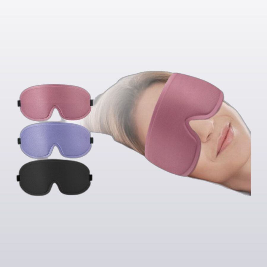 3D Blackout Sleep Mask — Contoured Eye Mask