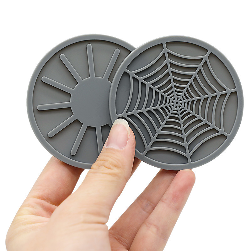 Car Water Coaster Round Silicone Non-slip