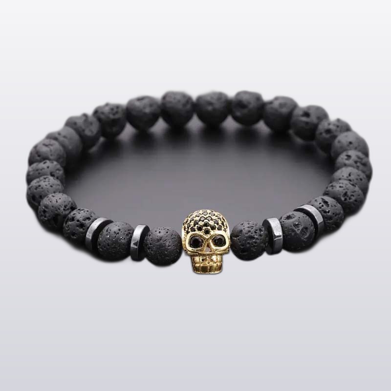 Volcanic Stone Beaded Bracelet
